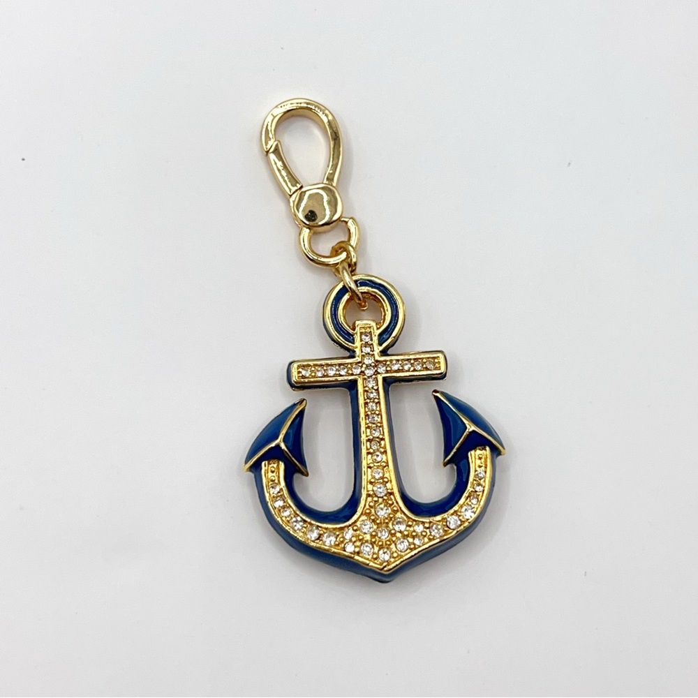 Juicy Couture navy blue anchor charm